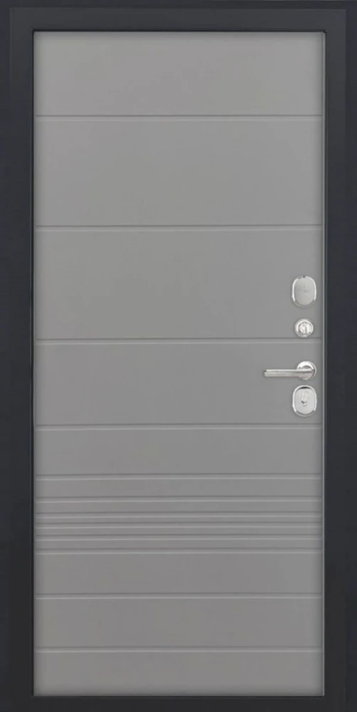 Входная дверь ДвериПРО Модель L-46 ФЛ-700 (10мм, ясень грей) DPRO220644 внутренняя сторона