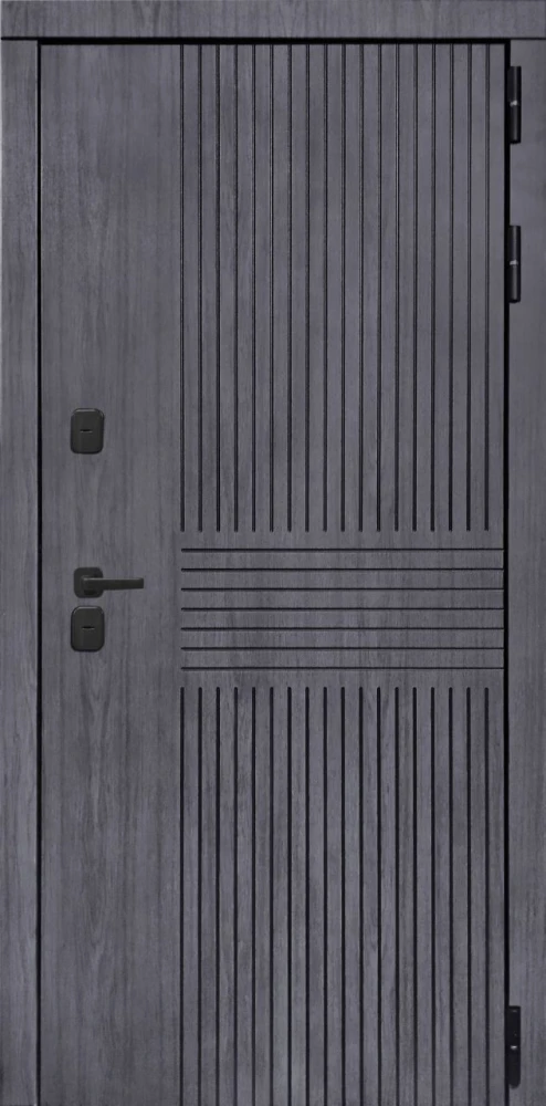 Входная дверь ДвериПРО Берген ФЛЗ-649 капучино (зеркало) DPRO220796 внешняя сторона